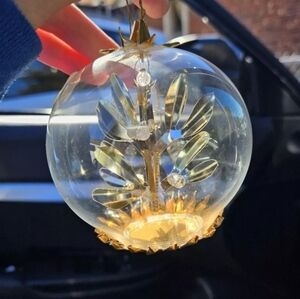 Vintage Christmas Ornament / Resl Lenz German Glass Ornament / Vintage Christmas